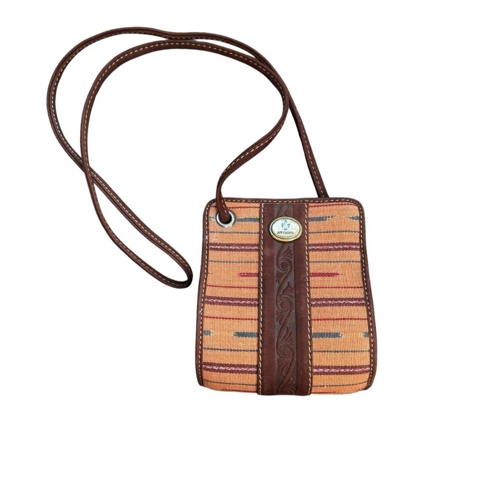Antigua Western Aztec Crossbody Bag Mini Brown